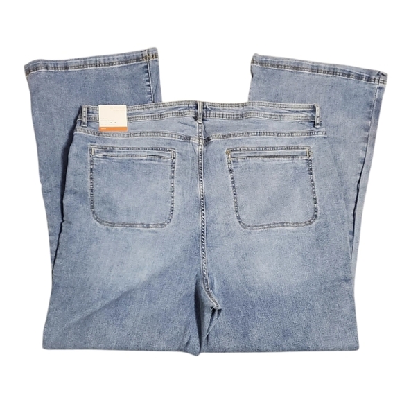 NWT Knox Rose Women's High Rise Anywhere Flare Pant Jeans 20 - Picture 4 of 7